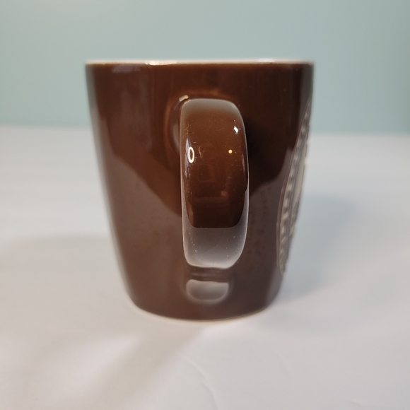 Riviera Maya Mexico Mug Etched Fethered Serpent Quetzalcoatl Kukulkan Brown - Picture 5 of 11